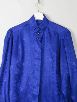 Women's Electric Blue Vintage Blouse M