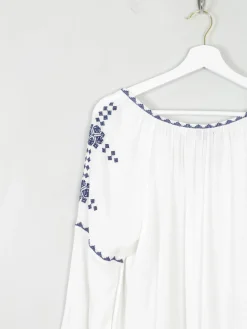 Women's Embroidered Ethnic Vintage Style Top M/L