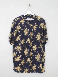Women's Floral Longline Top L/XL