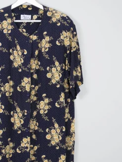 Women's Floral Longline Top L/XL