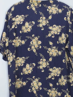 Women's Floral Longline Top L/XL