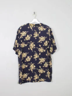 Women's Floral Longline Top L/XL