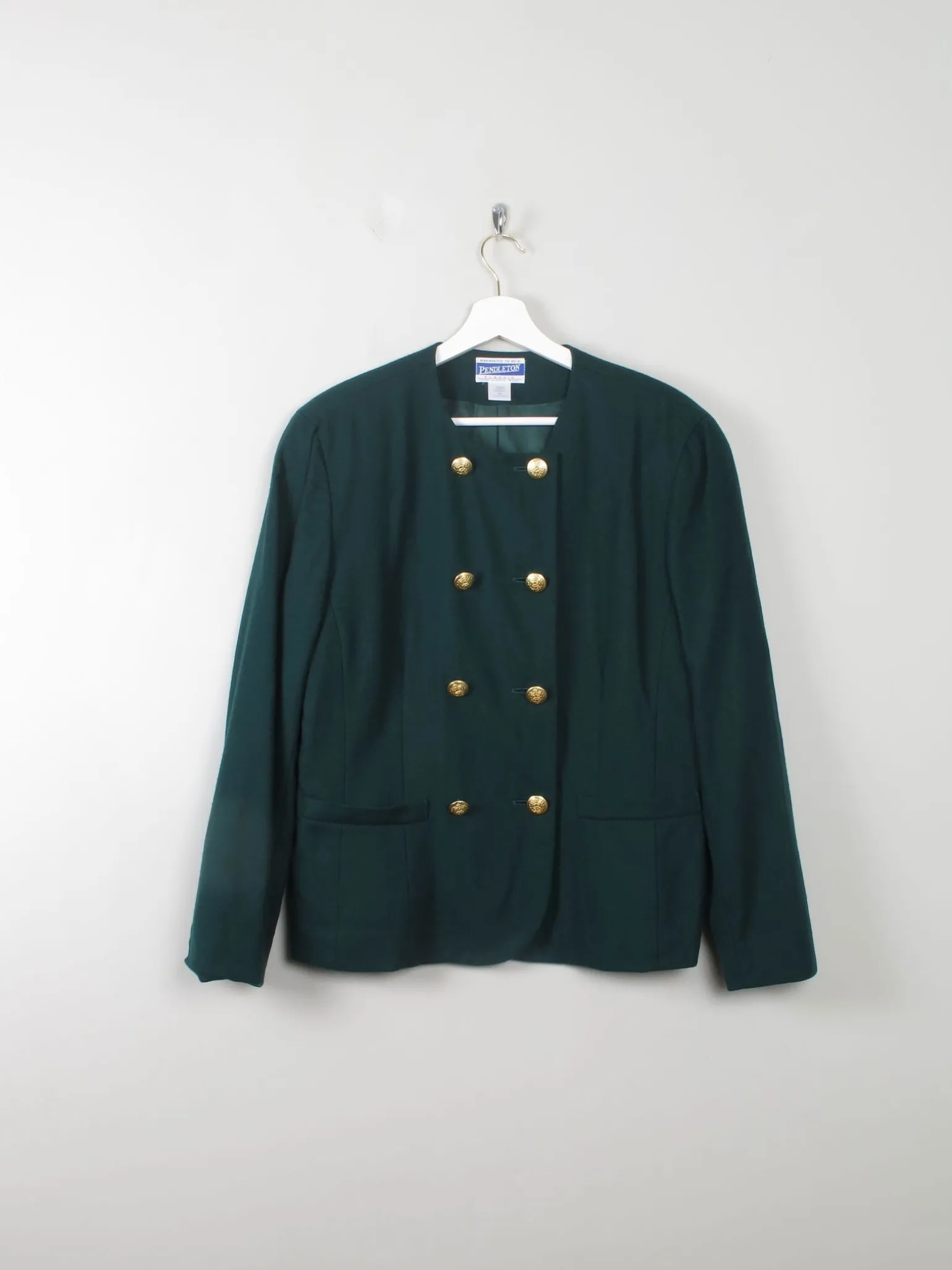 Women's Green Vintage Pendleton Jacket L