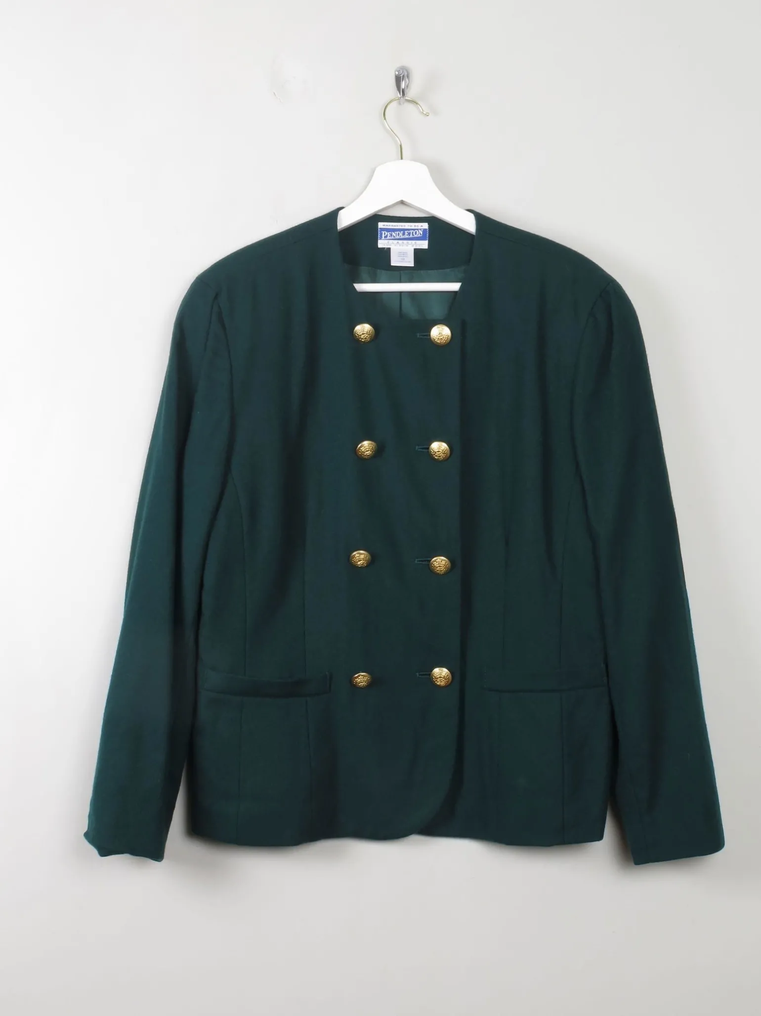 Women's Green Vintage Pendleton Jacket L