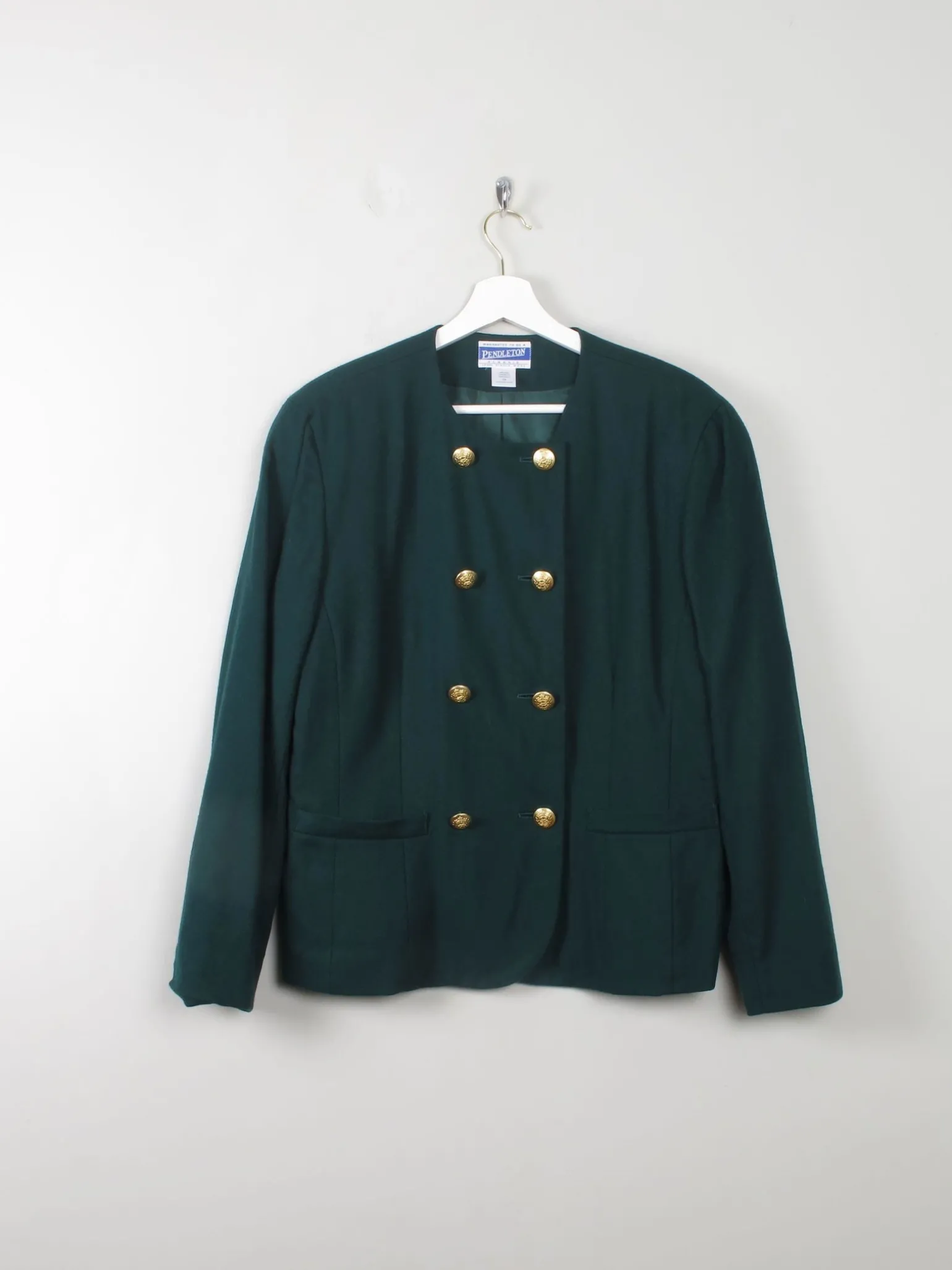 Women's Green Vintage Pendleton Jacket L