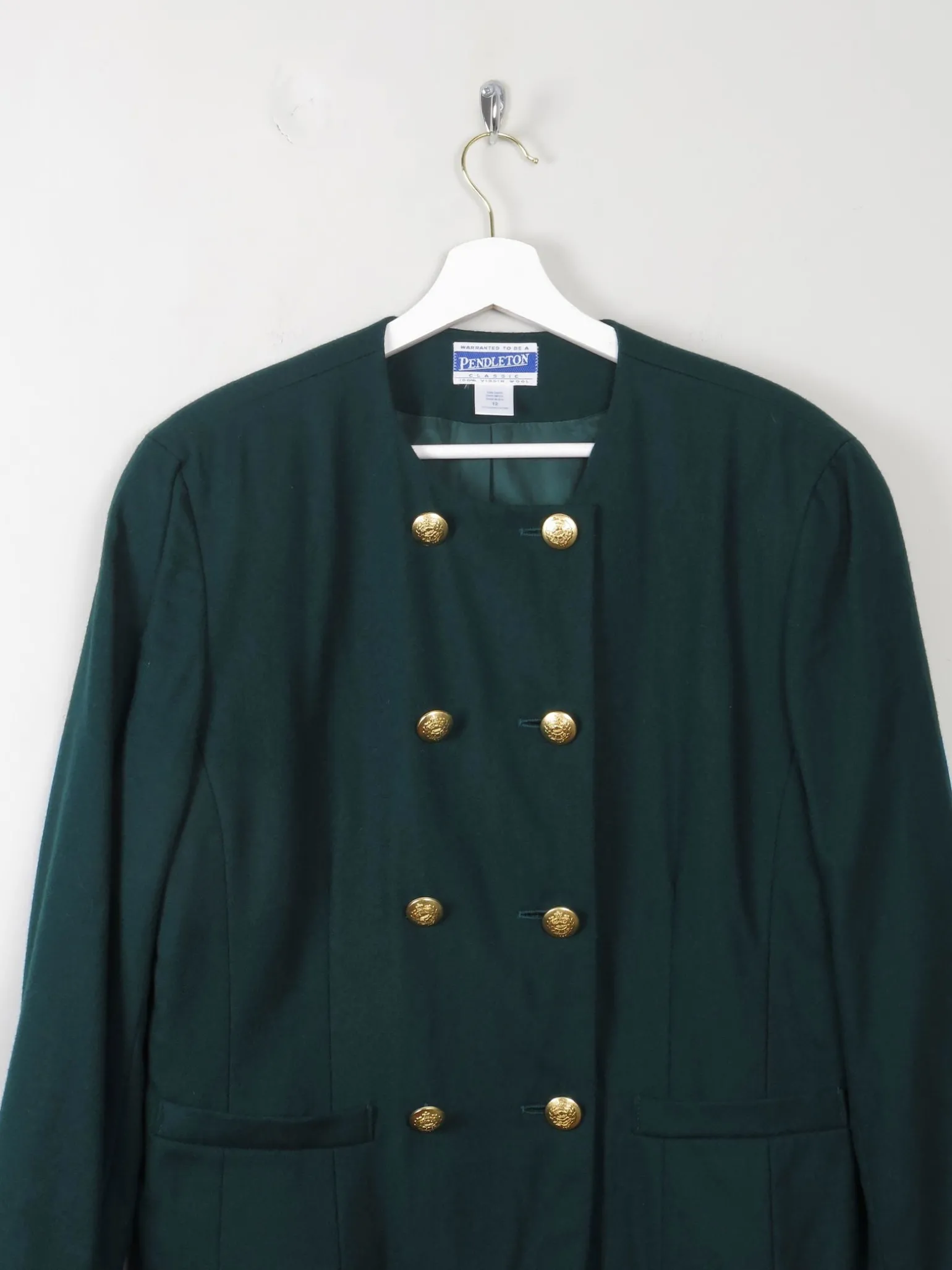 Women's Green Vintage Pendleton Jacket L