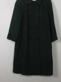 Women's Green Wool Vintage Coat Windsmoor M/L