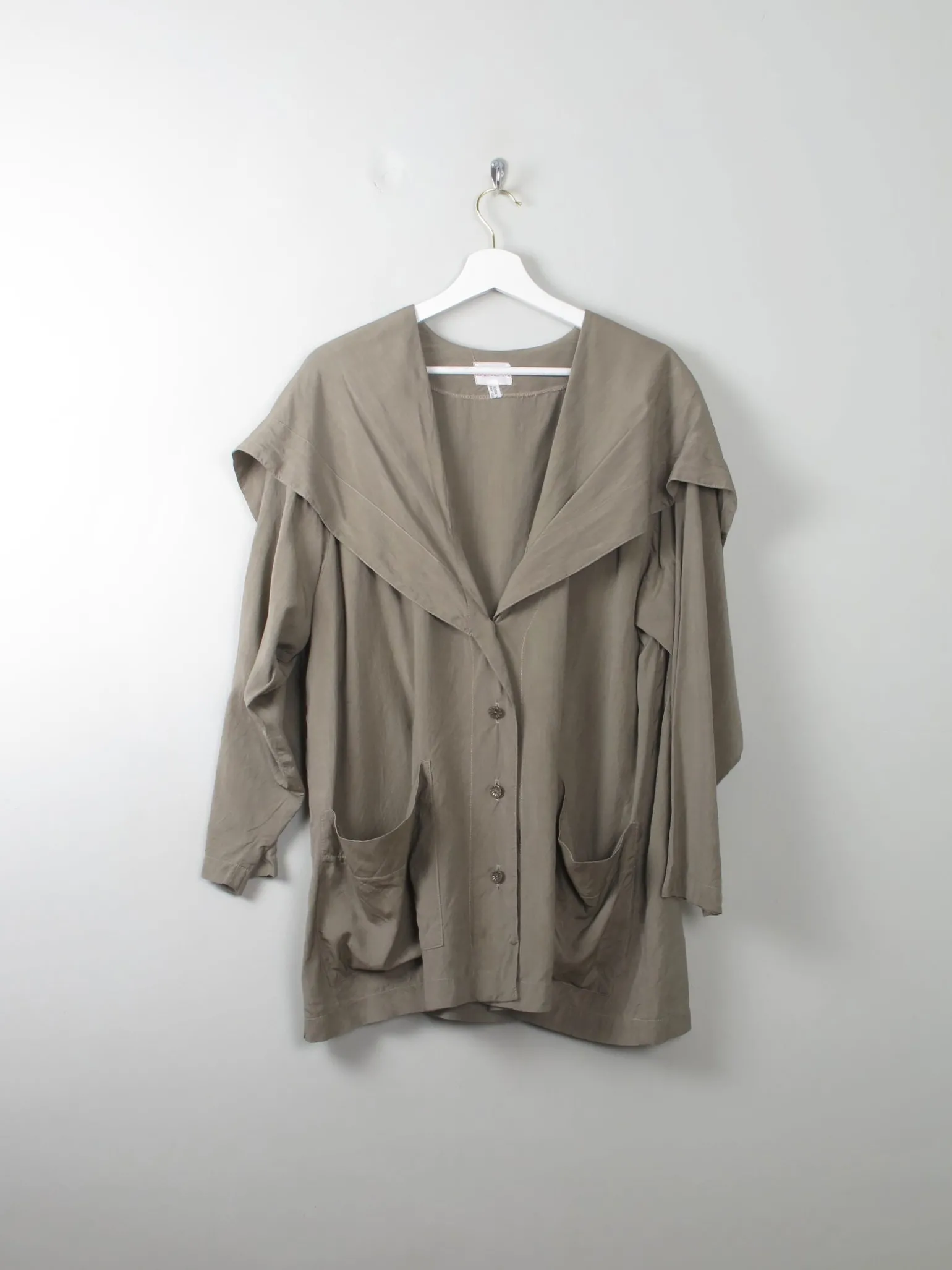 Women's Khaki 80s Summer Jacket M