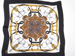 Women's Libra Vintage Silk Scarf Horse Bit Print Large