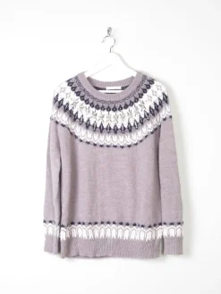 Women’s Mink Colour Nordic Style Jumper S/M 'Maison De Nimes'