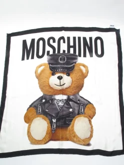 Women’s Moschino Silk Teddy Scarf