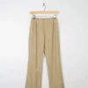 Women's Mustard/Green 1970s Tweed Trousers 25/26" 6/8 XS
