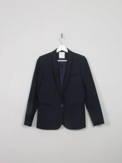 Women's Navy Sandro Jacket XS/36