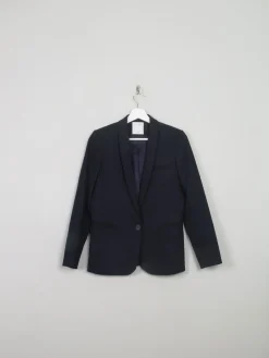 Women's Navy Sandro Jacket XS/36