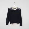 Women's Navy Vintage Ski Jumper Fitted  S/M