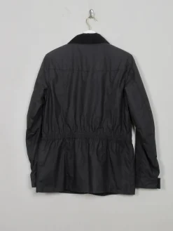 Women's Navy Wax Jacket S