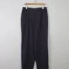Women’s  Navy Wool Tapered Leg Trousers 14/ L  32" W 31L