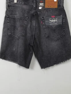 Women's New Levis 93 Denim Shorts Grey 29