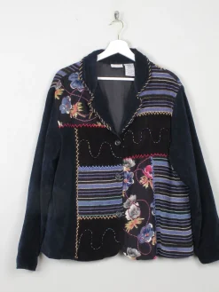 Women's Patchwork Style Vintage Jacket M/L