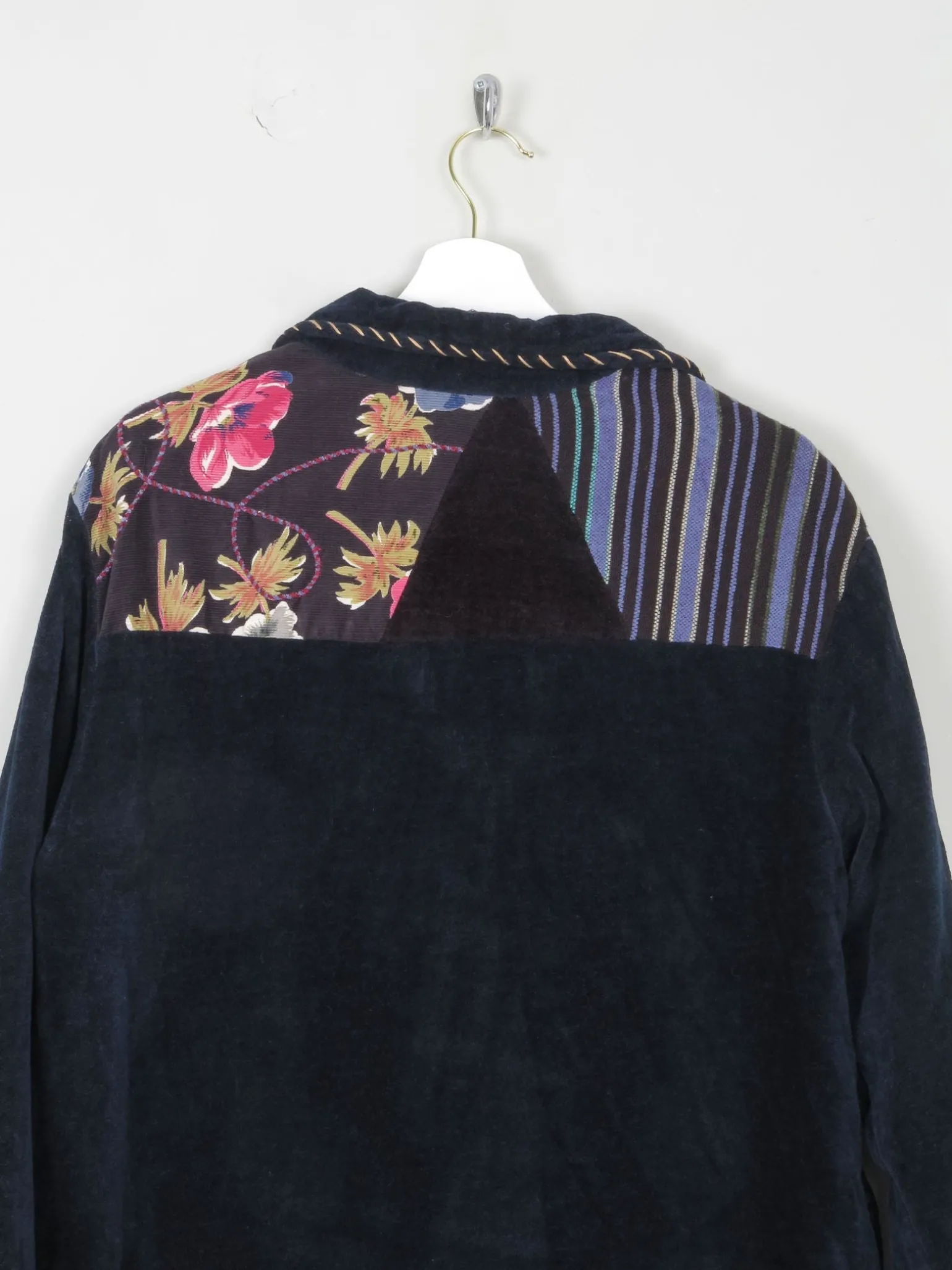 Women's Patchwork Style Vintage Jacket M/L