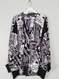 Women's Printed Vintage Blouse/jacket L