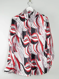 Women's Printed Vintage 1990s Y2K  Blouse M/L