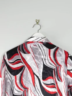 Women's Printed Vintage 1990s Y2K Blouse M/L