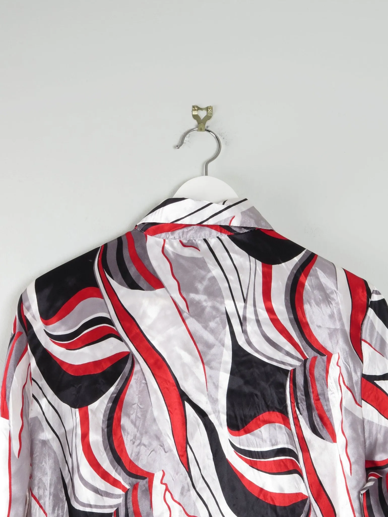 Women's Printed Vintage 1990s Y2K Blouse M/L
