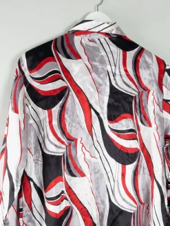 Women's Printed Vintage 1990s Y2K Blouse M/L