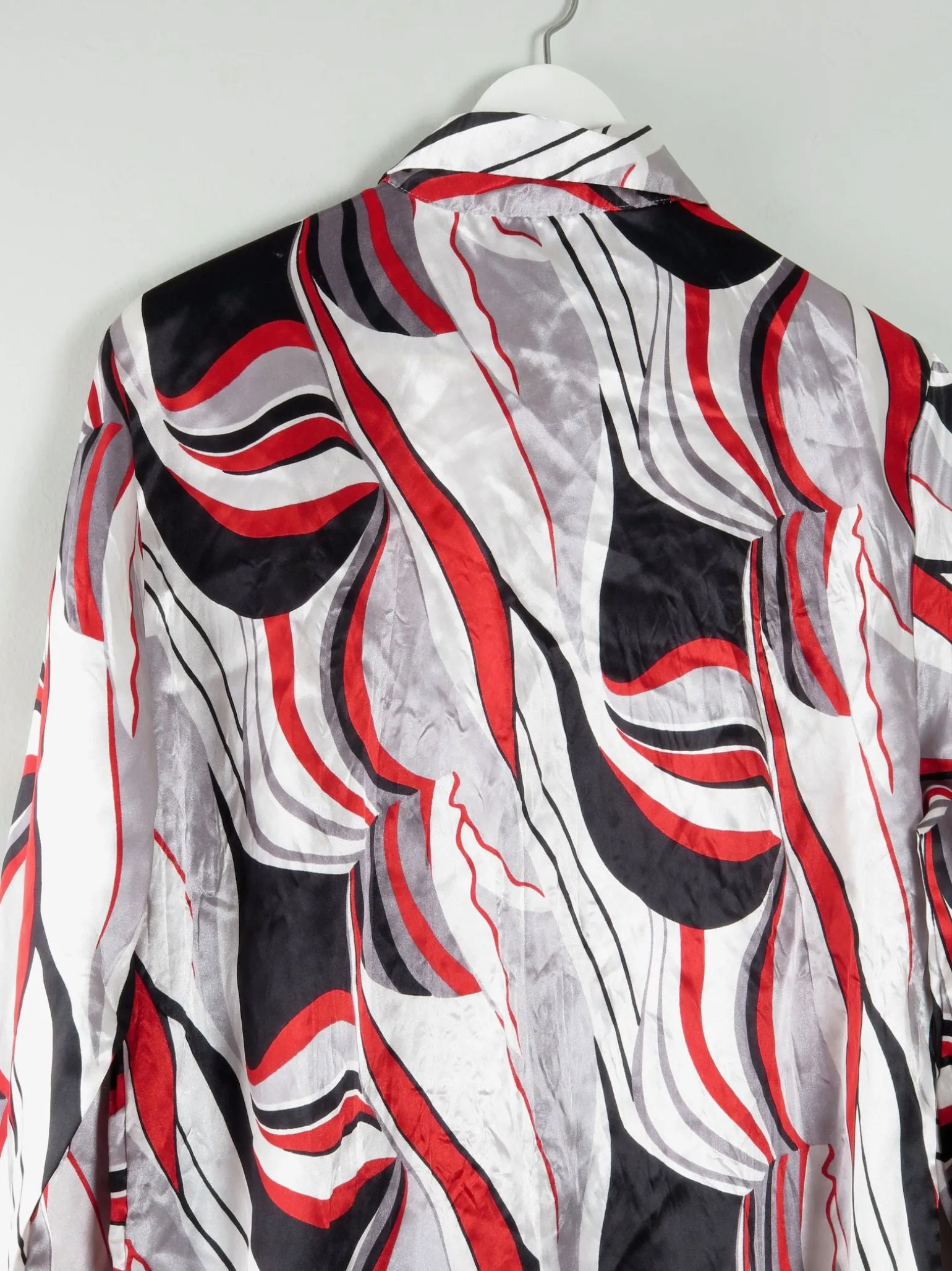 Women's Printed Vintage 1990s Y2K Blouse M/L