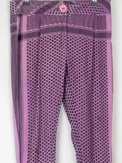 Women's Purple Cecile Trousers 10/12 Size 2