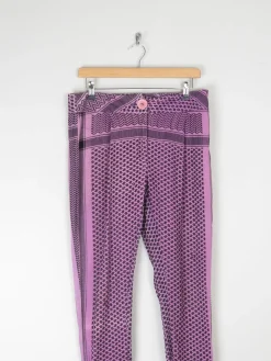 Women's Purple Cecile Trousers 10/12 Size 2