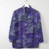 Women's Purple Vintage Blouse Printed L