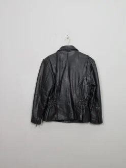 Women's Real Biker Leather Jacket S