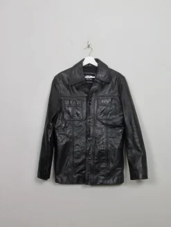 Women's Real Biker Leather Jacket S