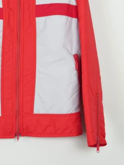 Women's Red & Grey Vintage Ski Jacket S