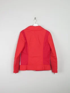 Women's Red & Grey Vintage Ski Jacket S