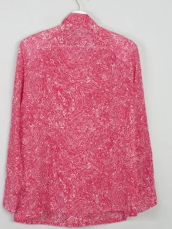 Women's Red Printed Jacques Vert Blouse Unworn M/L