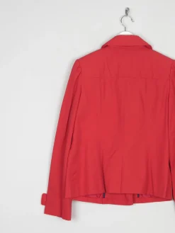 Women’s Red Trench Style Tommy Hilfiger Jacket M