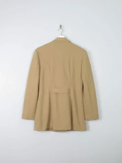 Women's 90s Beige Long Vintage Jacket M