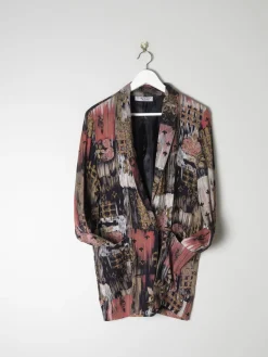 Women's 1970s Vintage Printed Jacket 10/12