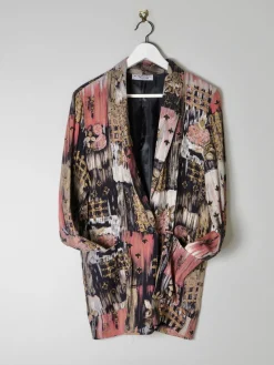 Women's 1970s Vintage Printed Jacket 10/12