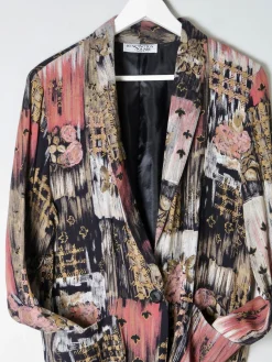 Women's 1970s Vintage Printed Jacket 10/12