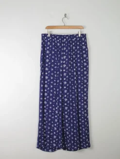 Women's Saint Tropez Navy Trousers Floral Printed New L