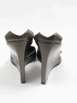 Women's Sergio Rossi Metallic Grey Heels 5/38