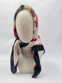 Women’s Silk Vintage Aqucastum Printed Scarf