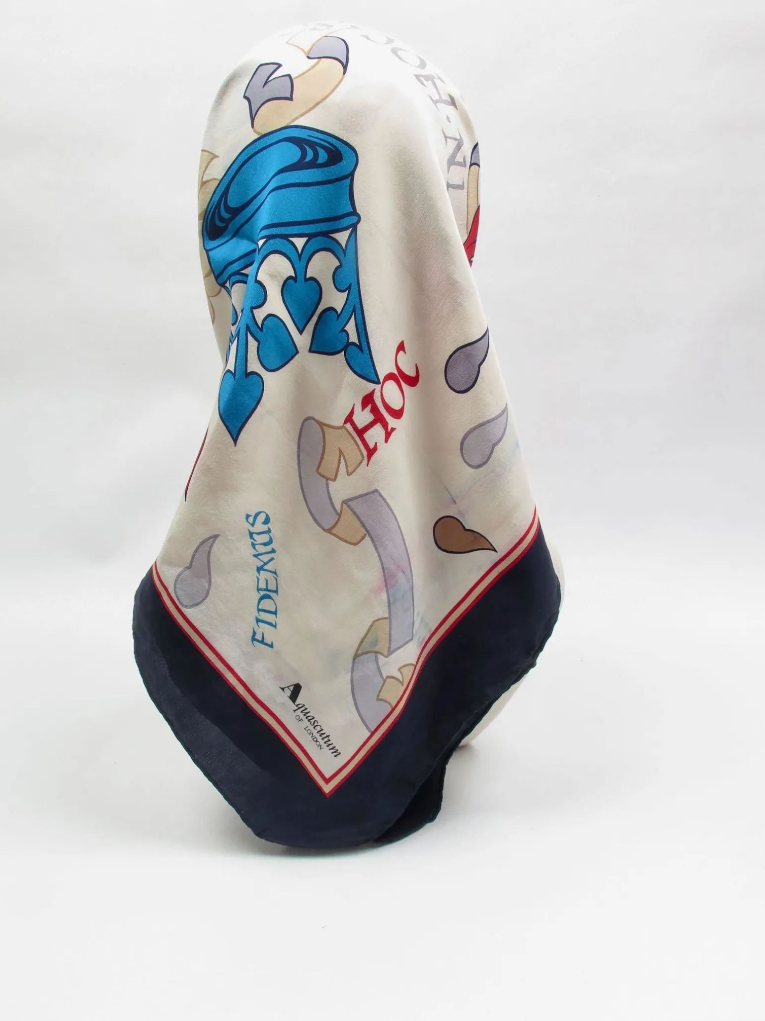 Women’s Silk Vintage Aqucastum Printed Scarf