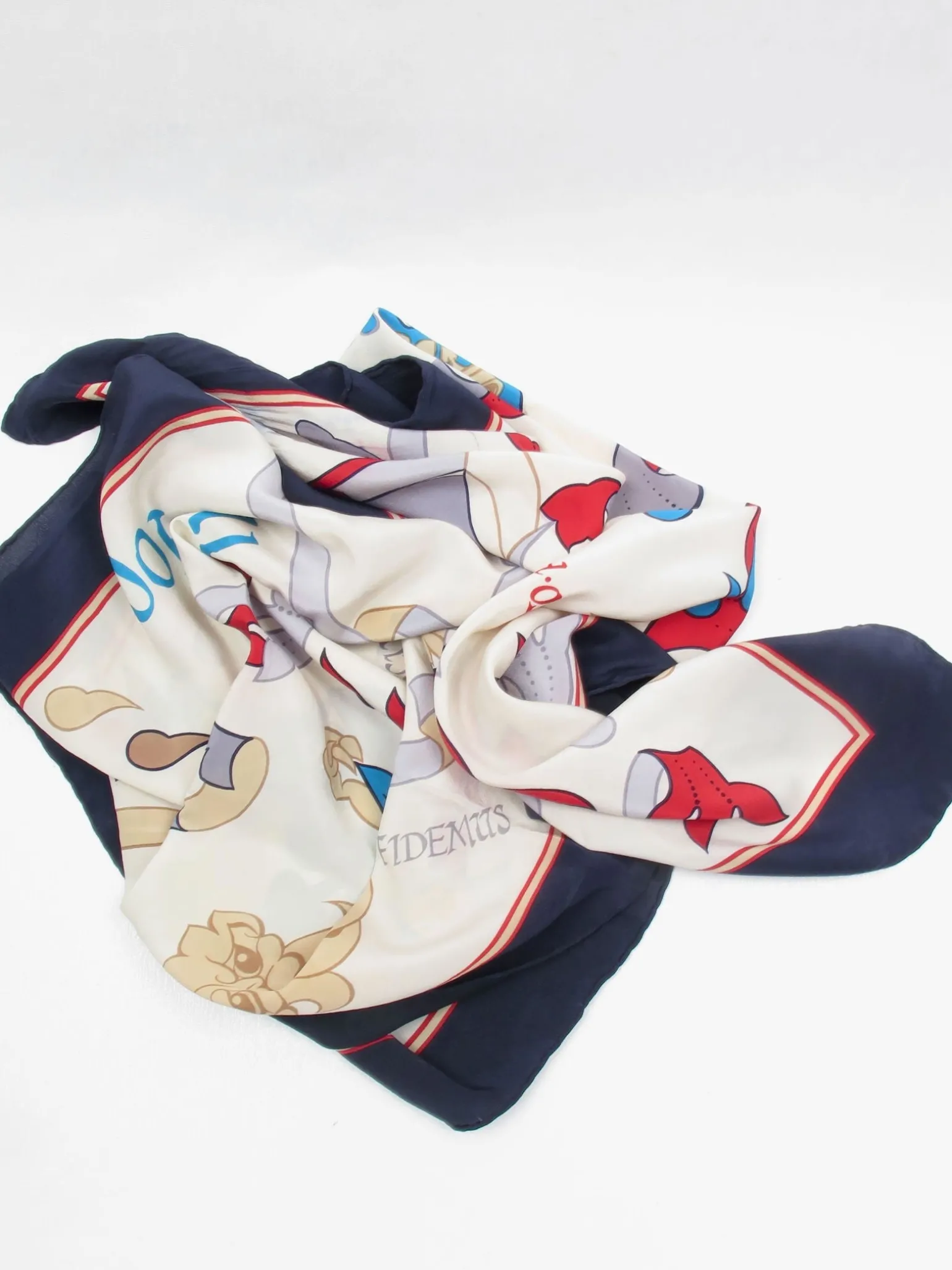 Women’s Silk Vintage Aqucastum Printed Scarf