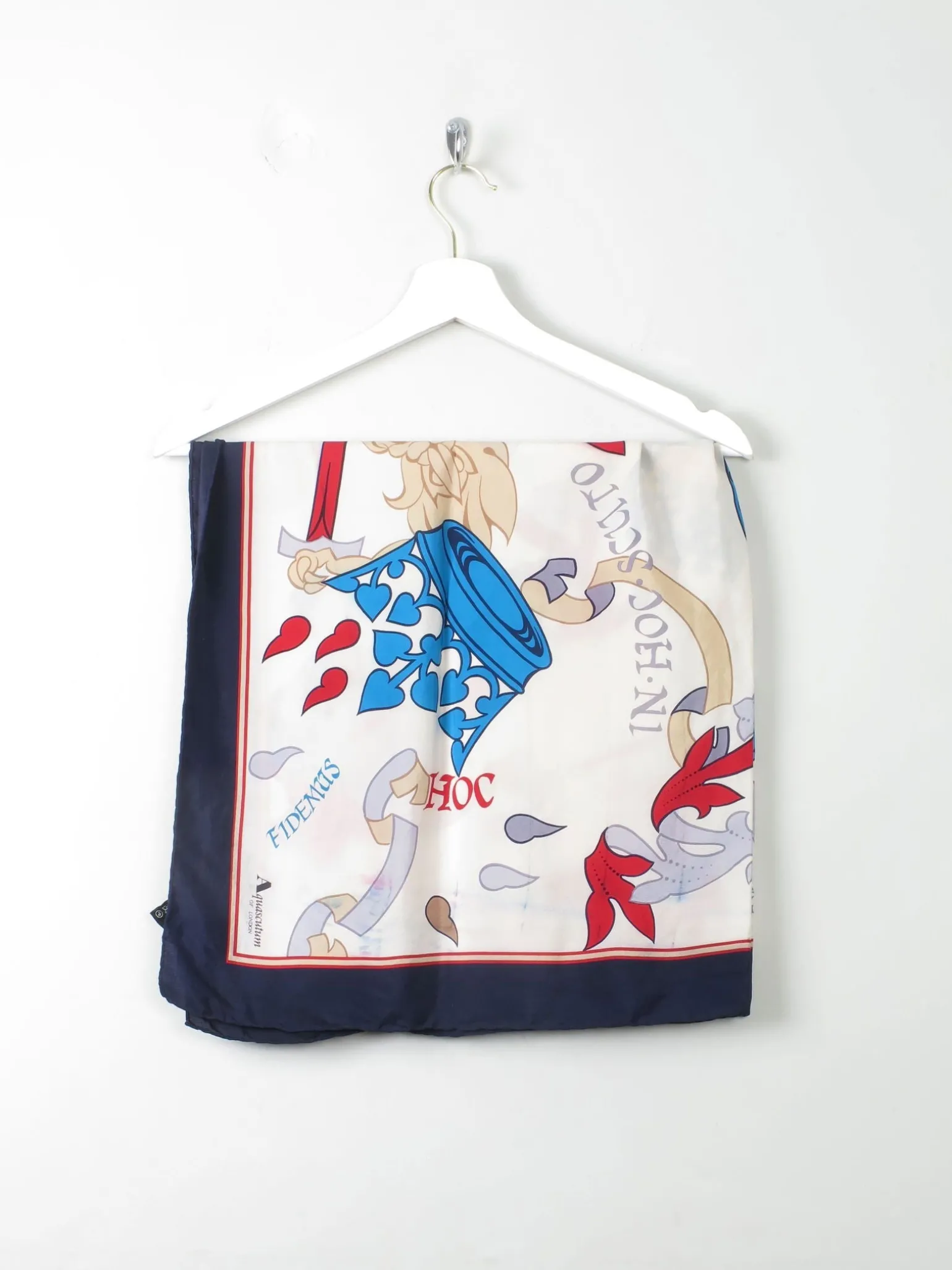 Women’s Silk Vintage Aqucastum Printed Scarf