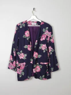 Women's Summer Floral Vintage Jacket M